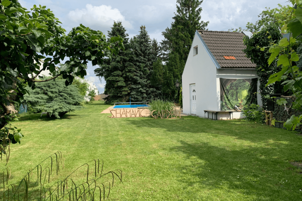 Gartenhütte mit Sauna