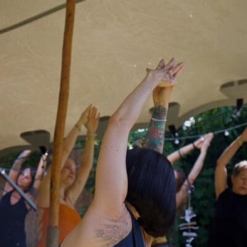 Yogaübung Seitbeuge